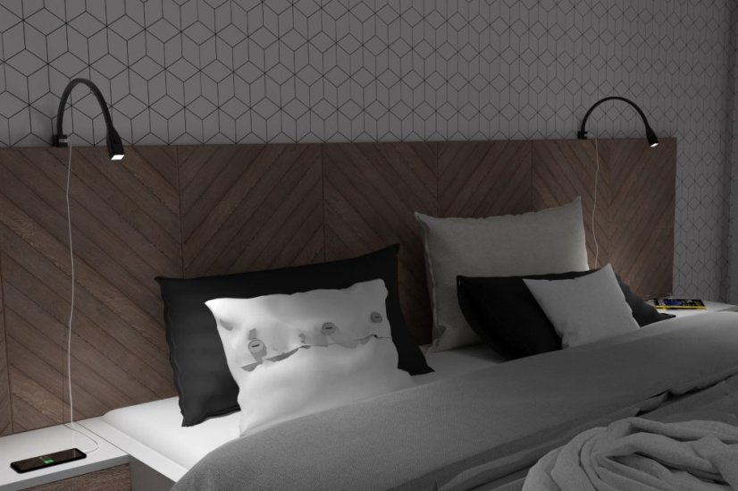 FLEXI Q - černá - neutrální bílá