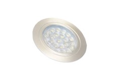 ROUND - aluminium - teplá bílá