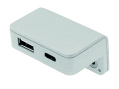 USB A-C nabíječka T - rohová - aluminium