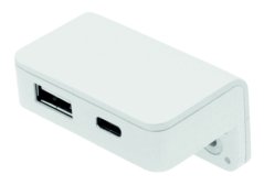 USB A-C nabíječka T - rohová - bílá