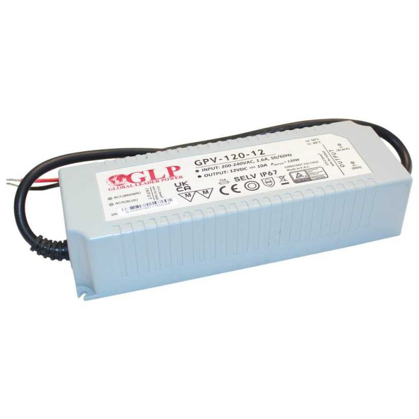 LED napáječ IP67 GLP GPV-120-12 120W 12V