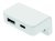 USB A-C nabíječka T - rohová - bílá