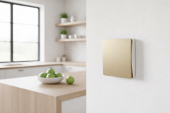 Vypínač FENIX-TWIN-1 bronzový/bílý