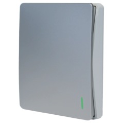 Vypínač FENIX-TWIN-1 stříbrný/bílý