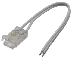 Kabel 10cm COB-X s rychlospojkou pro LED pásek 8mm a odizolovanými vodiči