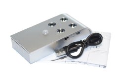 DOMINO - aluminium - neutrální bílá