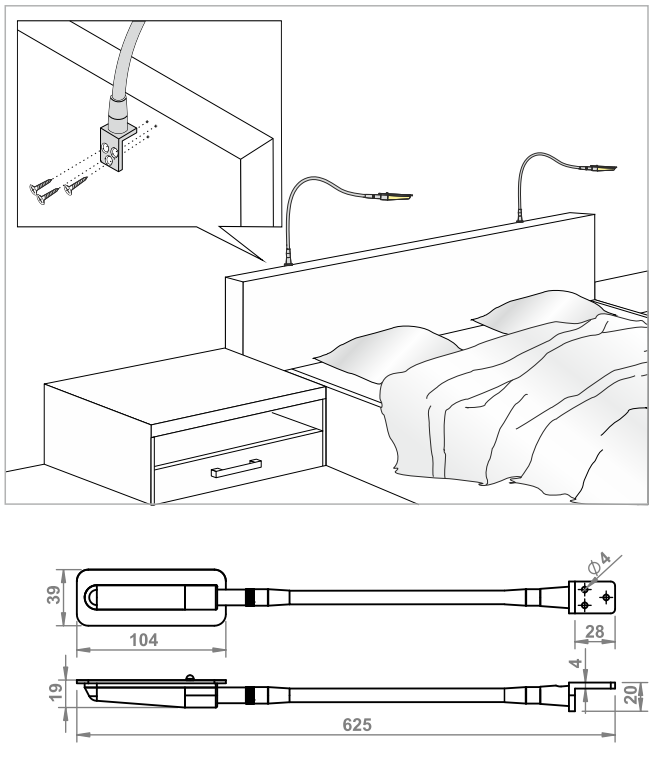 ETA S - bílá - studená bílá