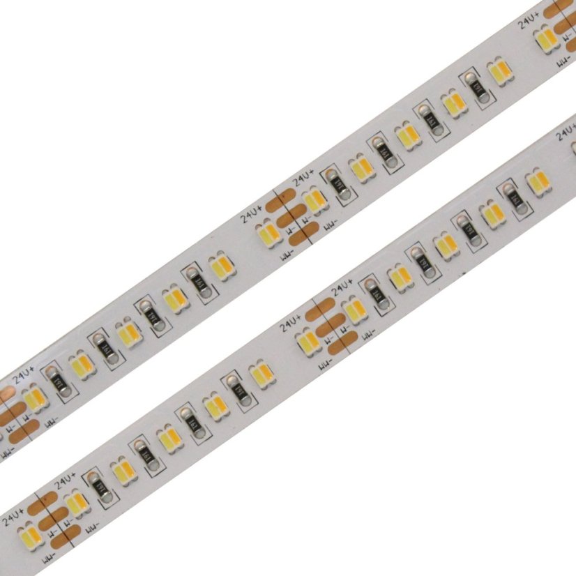 LED pásek 3527 DUAL 2in1 120led/m 24V Laditelná bílá