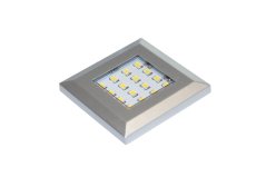 SQUERE 2S - aluminium - studená bílá